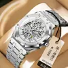 Reloj Binbond Binbang para Hombre Totalmente Automático Mecánico Puro Impermeable Calado Luminoso para Hombre Roble Exportación Reloj para Hombre