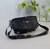 Bolso de Hombro P Bolso de Pecho de Cartero Nailon Regenerado Impermeable Paracaídas Bolso para Teléfono Móvil Bolso de Cintura Hombres Satchel N-NYLON