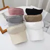 Chapéu de Sol com Top Vazado Estilo Escama de Peixe Novo Estilo Transfronteiriço, Chapéu de Sol de Verão, Boné de Beisebol Tricotado Estilo Coreano, Chapéu para Esportes ao Ar Livre