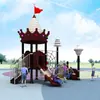 Tobogán Grande para Exteriores Guardería Plaza Comunitaria Parque Tobogán para Exteriores Infantil Combinación de Columpios Equipo de Diversión