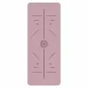 Esterilla de Yoga de Caucho Natural Fregada con Cáscara de Coco, Resistente al Desgaste, Antideslizante, Aislante de Sonido, Amortiguadora, Esterilla Deportiva para Estudio de Yoga Danza Venta al por Mayor