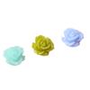 Mini parche de resina de camelia de color completo, accesorios de joyería hechos a mano para bricolaje, pendientes, horquillas, material para uñas