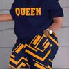 Europa e Estados Unidos novo terno feminino transfronteiriço AliExpress hip-hop street trend estampa moda lazer plus size