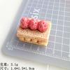 Simulación Comer y Jugar Pegamento de Crema Pastel Accesorios de Resina Pegamento de Crema Adornos DIY Cuerda para el Cabello Colgante para el Cabello Hebilla de Zapato Material