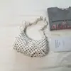 Shuai Mijia 2026 Bolso de Hombro Nuevo y Elegante de Lunares con Lazo para Mujer, Bolso de Mano Plegado Simple Estilo Coreano, Bolso de Axila