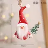 Atacado Comércio Exterior Pingentes de Natal de Ferro Papai Noel Boneco de Neve Pingentes de Metal Adereços Decorações para Pendurar na Árvore de Natal