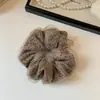 Elástico de Cabelo Scrunchie Dupla Camada Estampa de Leopardo Exquisito Coreano Retrô para Rabo de Cavalo Moda Tendência Nova Corda de Cabelo