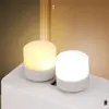 Luz Noturna USB Quarto Luz para Dormir Lâmpada LED Economizadora de Energia Luminária de Mesa Casa Mesinha de Cabeceira Carregamento Alimentação Luz Branca Luz Quente