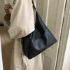 Bolso de axila retro de gran capacidad para mujer, nuevo bolso tote de moda coreana 2026, bolso de hombro versátil para el día a día