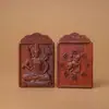 Fabricante de Colgantes de Madera de Azufaifo Golpeada por el Rayo Tallada Bodhisattva del Vacío Deidad Guardiana Buey del Zodiaco Tai Sui con Gran Suministro
