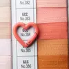 Color de pintura hebilla de resorte de aleación en forma de corazón anillo de resorte abierto llavero para auriculares colgante de equipaje accesorios de bricolaje