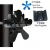 Ventilador de chimenea transfronterizo, ventilador calefactor de conversión termoeléctrica con fijación de abrazadera para tubo de humo, no magnético y resistente a altas temperaturas