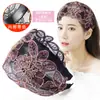 Diadema con Borde Ancho, Pasador Bordado Estilo Coreano para Cubrir Cabello Blanco, Diadema Dentada, Gorro para el Cabello, Diadema Antideslizante, Tocado Femenino