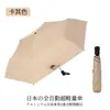 Paraguas Automático Japonés Ultraligero de 196g con Recubrimiento Negro, Protección Solar, Doble Uso para Sol y Lluvia, Paraguas Compacto y Portátil Tipo Lápiz