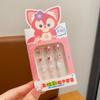 Adesivos de unha infantis Kulomi, adesivos fofos e engraçados para meninas, gel de gel destacável para unhas, fofos e vestíveis