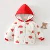 Chamarra Acolchada de Algodón para Bebés Niños y Niñas, Estilo Otoño e Invierno, Sudadera Gruesa de 160g Caliente con Capucha, Ropa para Bebés y Niños Anyang