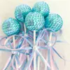 Decoración de Pastel Adorno de Amor Enchufe de Moño Bola de Lentejuelas Inserto de Decoración de Pastel Decoración de Mesa de Fiesta para Postres