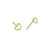 Pendientes Pequeños para Mujer, Pendientes Minimalistas de Corazón de Nicho, Estilo Coreano, Versátiles y de Moda, Pendientes de Estilo Cool Ins al por Mayor