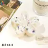 Nuevo Clip de Huevo con Flores Qiyue Moda Impresión UV Pasador de Orquídea Florale Clip de Tiburón Creativo Europeo y Americano