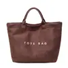 Bolso de Mano de Gran Capacidad con Diseño de Nicho para Mujer Otoño e Invierno 2025 Nuevo Bolso de Mano Casual Versátil Bolso Tote para Viajar
