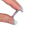 Nuevo Anillo de Flor de Circonia Color Dopamina Jardín de Monet para Mujer Diseño de Nicho Sentido de la Personalidad Anillo Dulce para el Dedo