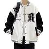 Estilo americano da moda marca beisebol terno jaqueta masculina primavera e outono verão solto Duffian Shuai High Street jaqueta casual masculina roupas superiores