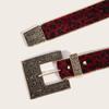 Comércio exterior leopardo impressão cinto senhoras estilo americano retro decoração ins estilo personalidade cinto subcultura cinto em estoque atacado