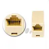 Conector de Cabo de Rede RJ45, Conector de Cabo de Rede, Conector de Extensão de Rede, 100 Peças/Pacote