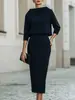 2026 Comércio Exterior Transfronteiriço Site Independente da Amazon Moda Nova Europeia e Americana Conjunto de Duas Peças Saia Body Hugging para o Dia a Dia Urbano