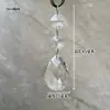 Cortina de Contas Pendentes de Cristal Decoração de Cortina de Porta Corrente de Contas para Casamento Bola de Cristal com Contas Iluminação Longa em Tira Acessórios DIY