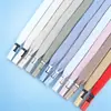 Cabo Plano de Poliéster-Algodão de 1cm, Cordão Colorido para Capuz, Cordão Versátil Casual para Cintura, Conjunto de Duas Peças em Liga com Sino, Em Estoque