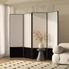 Divisória de tela wabi-sabi, minimalista moderna de luxo leve, para sala de estar de casa, hall de entrada, escritório, dobrável e móvel, usada para bloquear e decorar a parede de fundo