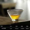 Taza de Té de Vidrio Martillado Jingxiang Taza de Té Kung Fu Transparente Taza Pequeña para Vino Cuenco de Té Set de Té Kung Fu Taza de Maestro