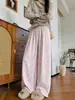 Pantalones Casuales de Pierna Ancha con Estampado de Leopardo para Otoño e Invierno, Transfronterizos Europeos y Americanos, Pantalones Largos Casuales Simples Sueltos para Mujer, Pantalones Largos Estampados Versátiles de Moda