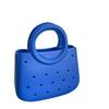 Bolsa para Mascotas con Cesta Exterior Bolsa de Almacenamiento para Playa Bolso de Mano Eva con Agujeros Bolsa de Playa Impermeable de Gran Capacidad Cesta de Compras