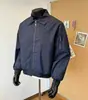 Chaqueta Casual de Calle Sólida de Marca Trendy Juvenil Estilo Retro Solapa Manga Larga Audaz Fresca Versátil para Exteriores Resistente al Viento