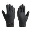 Guantes Táctiles para Hombre, Guantes de Ciclismo de Invierno, A Prueba de Frío, Doble Capa, Engrosados, Forrados de Felpa, Guantes de Ciclismo Calientes para Invierno