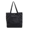 Bolsa de Gran Capacidad para Mujer 2026 Nueva Moda Otoñal Bolso de Hombro Único para Mujer Lona Versátil Bolsa Tote Para Clase Viajes