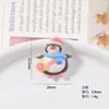 Accesorios DIY de Resina Animalitos Lindos de Dibujos Animados Pegamento de Crema Parche para Funda de Teléfono Móvil Accesorios para el Cabello de Niños Decoración de Imán para Refrigerador