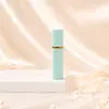 Botella de recarga de perfume de ABS de cabeza plana de 10 ml en stock, botella de spray de plástico portátil vacía para aceites esenciales y muestras de perfume