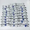 Armações de Óculos Danyang Masculinas com Lentes Planas Anti-Luz Azul, Armação de Óculos Estilo Sobrancelha, Óculos para Miopia, Armação de Sobrancelha Clip-On de Titânio Puro para Negócios