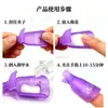 Conjunto completo de ferramentas de cuidado para remoção de unhas, kit de remoção de unhas com empurrador de aço, escova de limpeza, discos de algodão, conjunto para manicure e remoção de unhas para uso doméstico