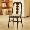 Silla de Comedor Diana para Uso Doméstico, Silla con Respaldo Estilo Francés Vintage de Madera Maciza, Silla de Comedor Minimalista de Lujo Ligero Americano para Restaurante y Cafetería