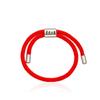Pulsera Roja Grabada para Bendiciones de Exámenes, Pulsera de Hilo Rojo con Hebilla de Posicionamiento de Acero Inoxidable Plateado, Pulsera de Hilo Milanesa con Hebilla de Posicionamiento