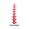 Pararrayos de Óxido de Zinc de Alto Voltaje Integrado Minggao Electric HY5WZ-51/134 con Base Triangular Juego de 3