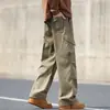 Pantalones Casuales Rectos Versátiles de Talla Grande para Principios de Otoño, Holgados y Adelgazantes, Pantalones Largos de Talla Grande de Moda para Hombre con un Diseño Recto Fluido
