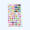 Adesivos de strass brilhantes, decorações de leque, enfeites de strass coloridos, acabamento de pérolas, materiais para artesanato DIY, atacado para vendas transfronteiriças
