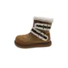 Super bonitas botas de neve Birkenstock com sola grossa, que aumentam a altura, versáteis, forradas com fleece, espessadas, de cano médio para a panturrilha, novo estilo feminino, sapatos de algodão quentes de inverno