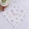Toalla cuadrada pequeña de gasa de algodón de alta densidad de seis capas, venta al por mayor, toalla de baño para bebés, toalla de algodón para niños, toalla de saliva de gasa.
