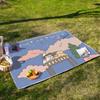 Tapete de Picnic de Oso Grueso de Dibujos Animados Impermeable a Prueba de Humedad Tapete Portátil para Piso Tienda Playa Parque Exterior Tapete para Camping